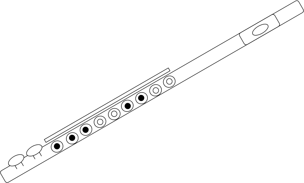 Silver Flute Illustration