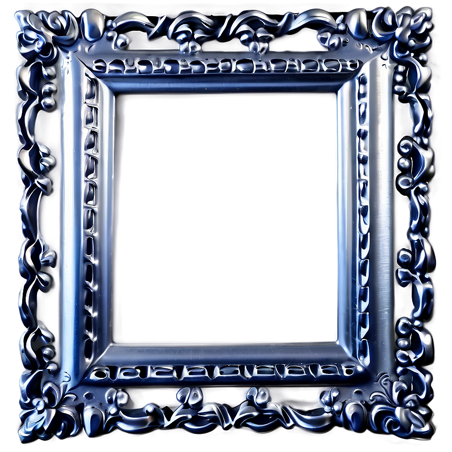 Silver Frame Photo Border Png 47