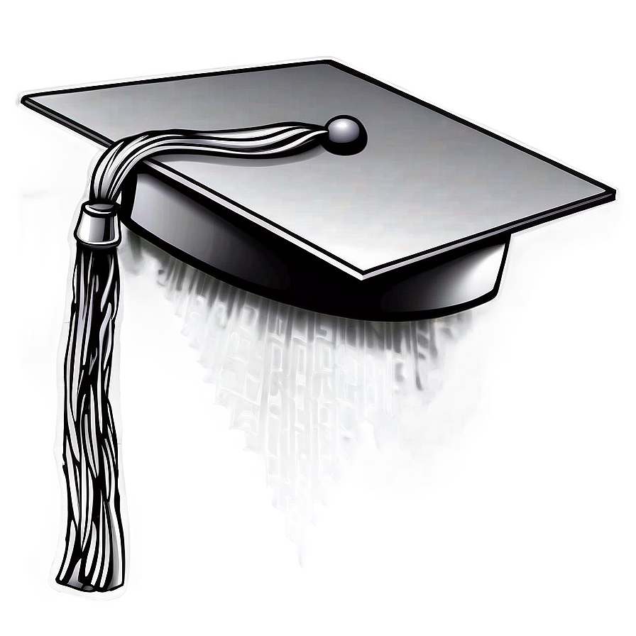 Silver Graduation Cap Clipart 81