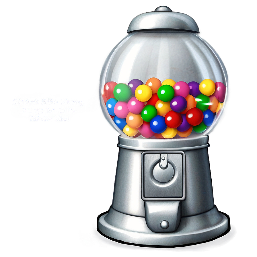 Silver Gumball Machine Png 68