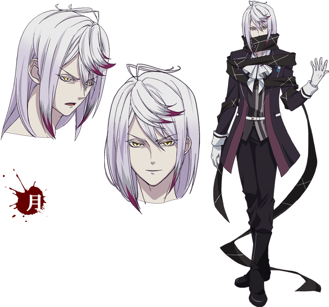 Silver Haired Anime Character Design