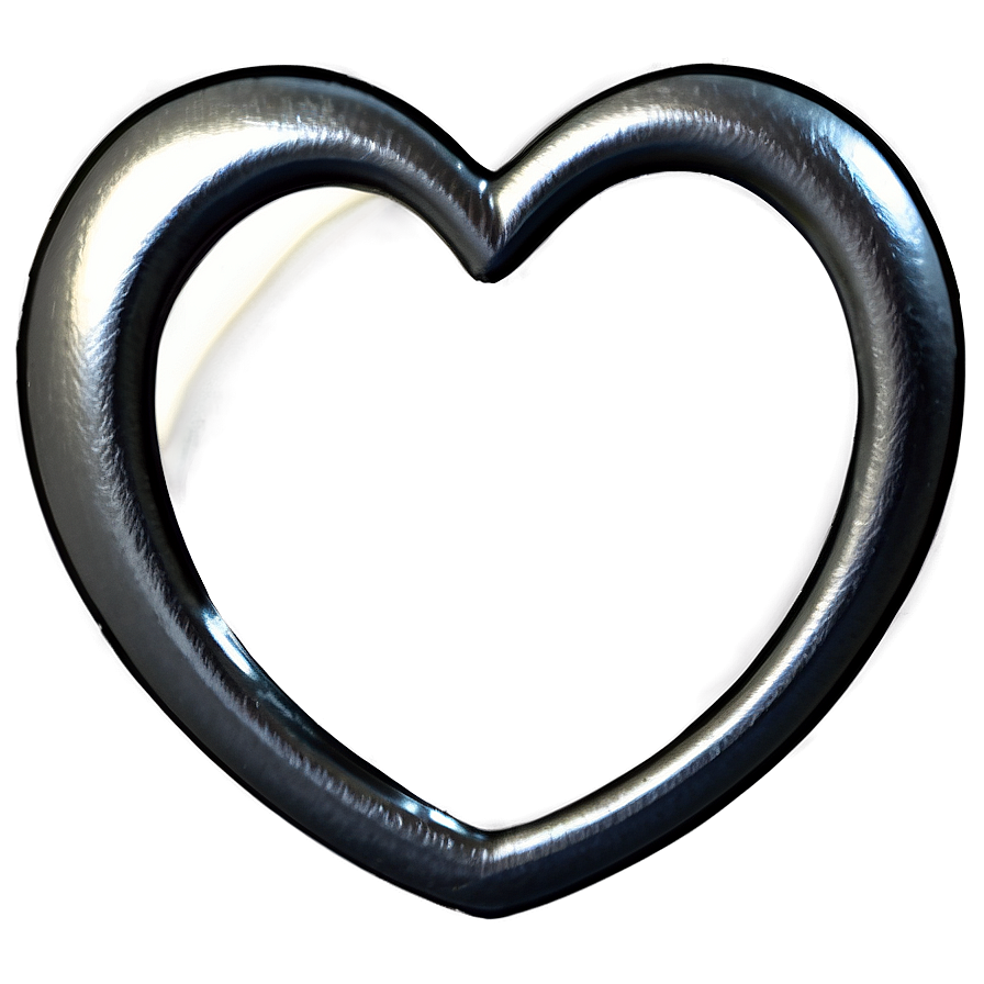 Silver Heart Frame Png Sgy35