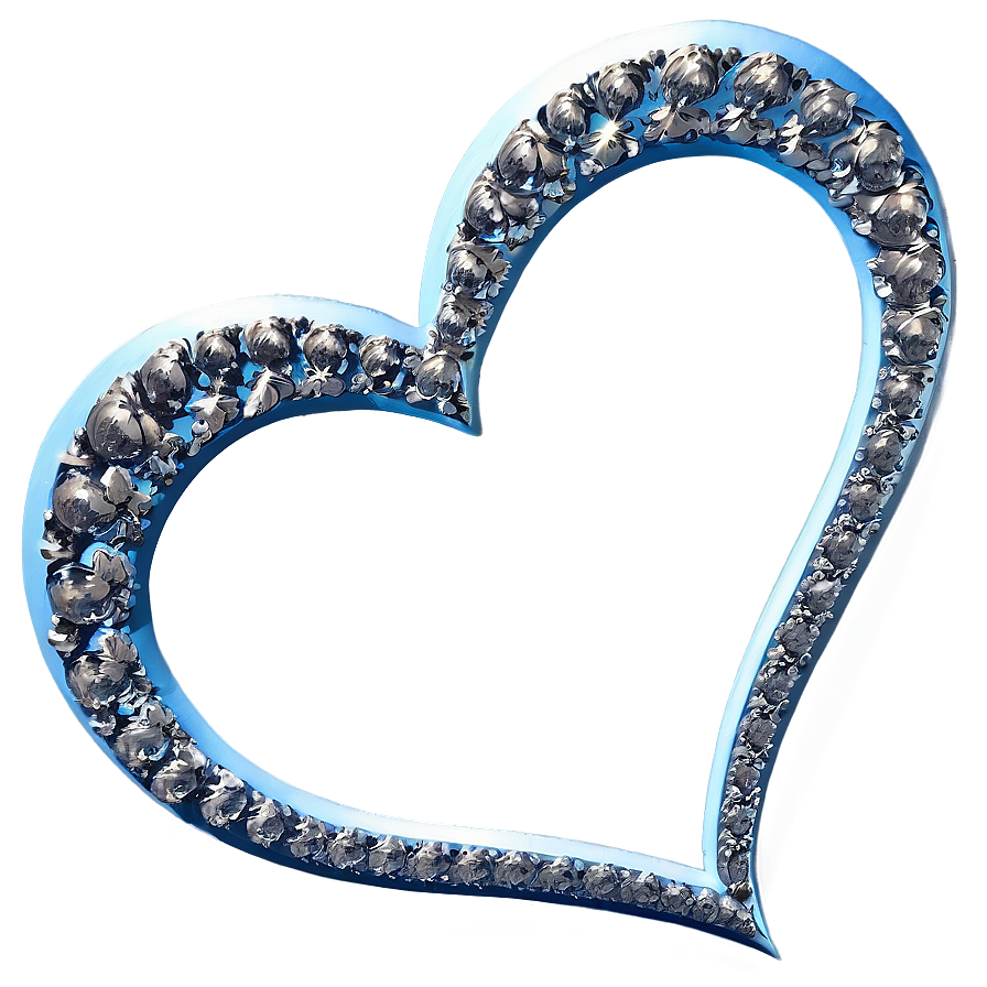 Silver Heart Frame Png Tag68