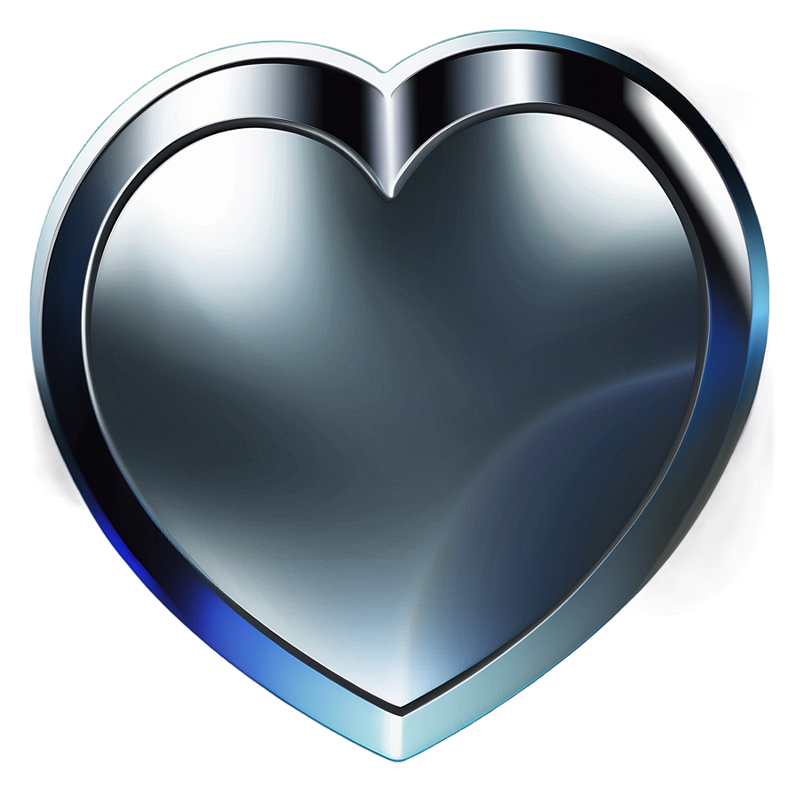 Silver Heart Icon Png Dvc