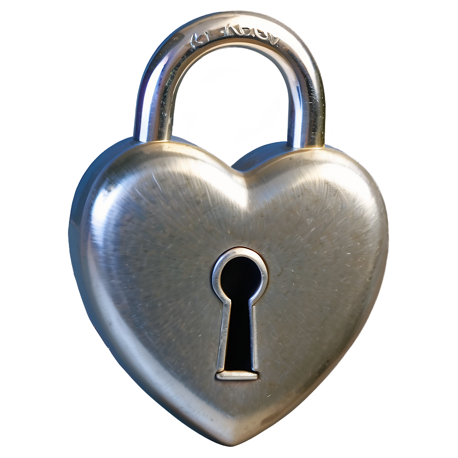 Silver Heart Lock Png Rpm