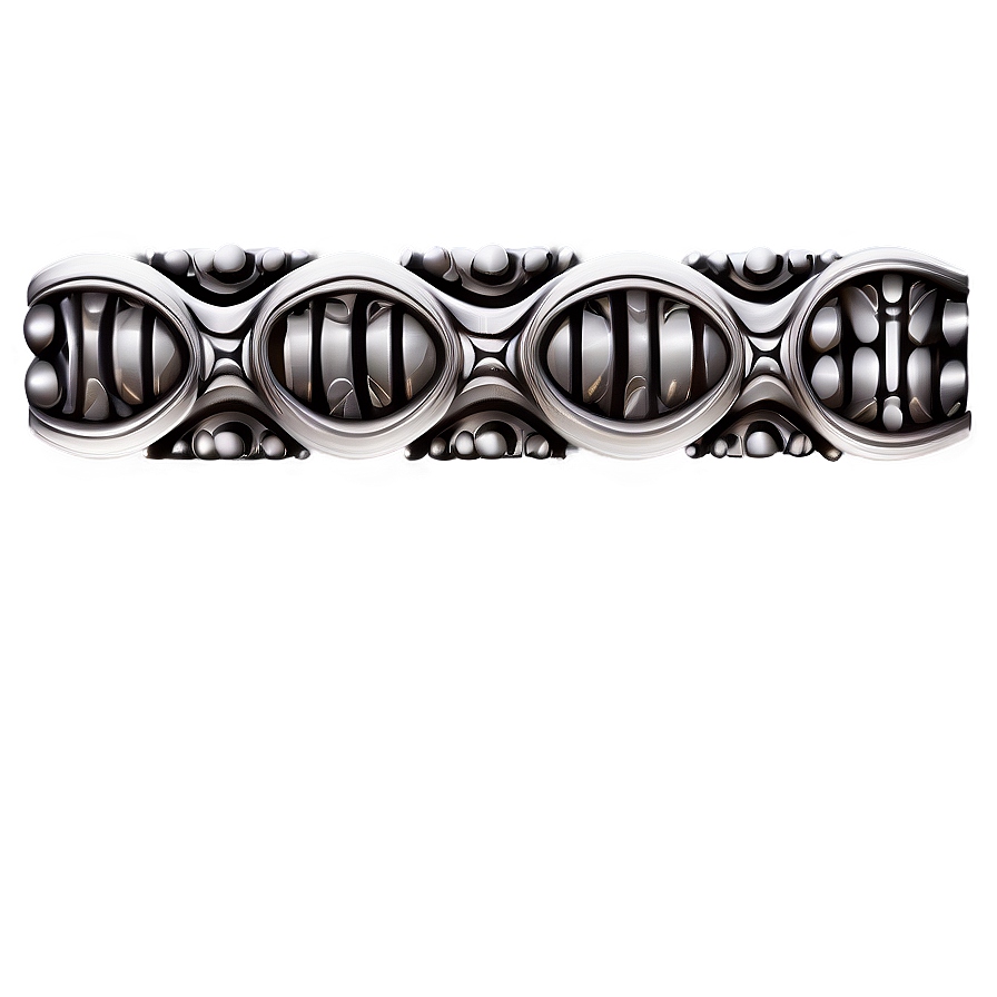 Silver Line Decorative Element Png 70