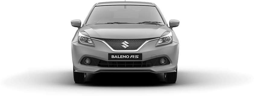 Silver Maruti Baleno R S Front View