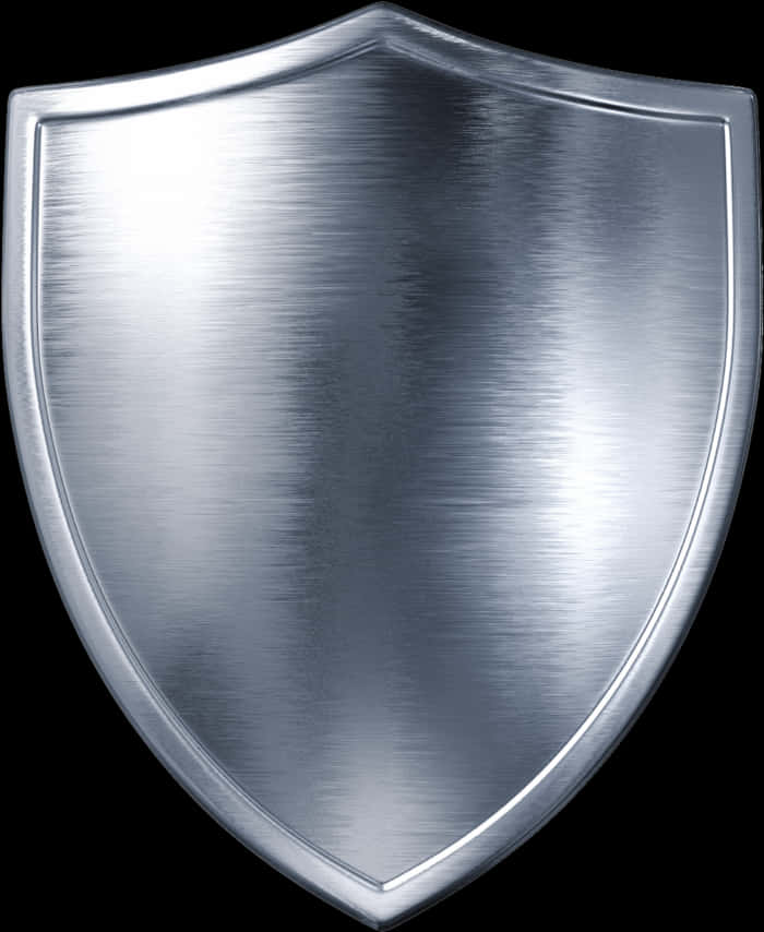 Silver Metallic Shield Graphic