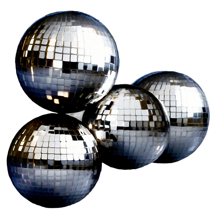 Silver Mirror Ball Png 05242024
