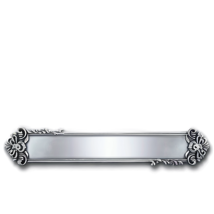 Silver Name Plate Png Cft