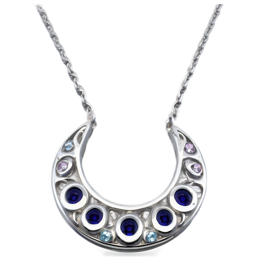 Silver Pendant Necklace Png Des48