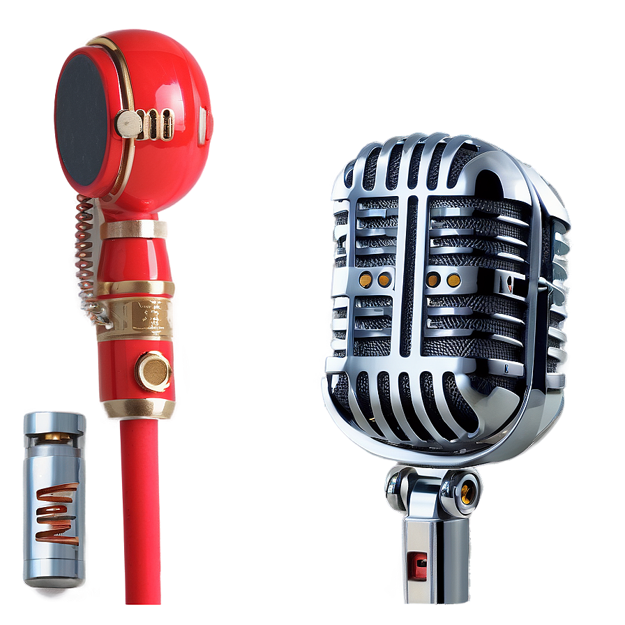 Silver Podcast Mic Png Vhc