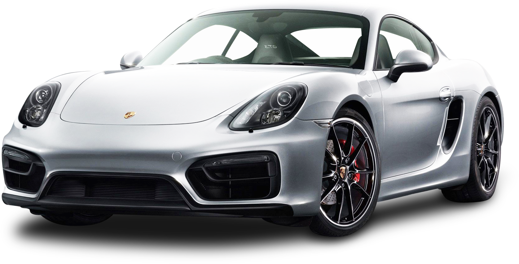 Silver Porsche718 Cayman G T S Side View