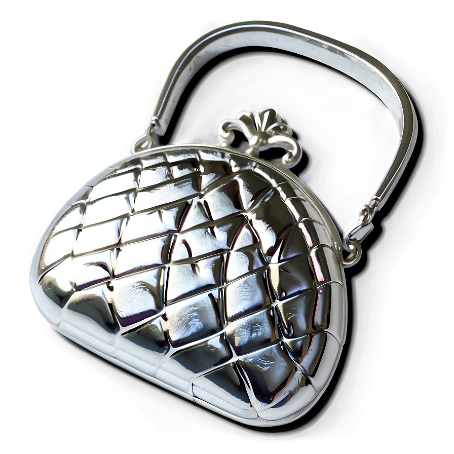 Silver Purse Png Xqe11