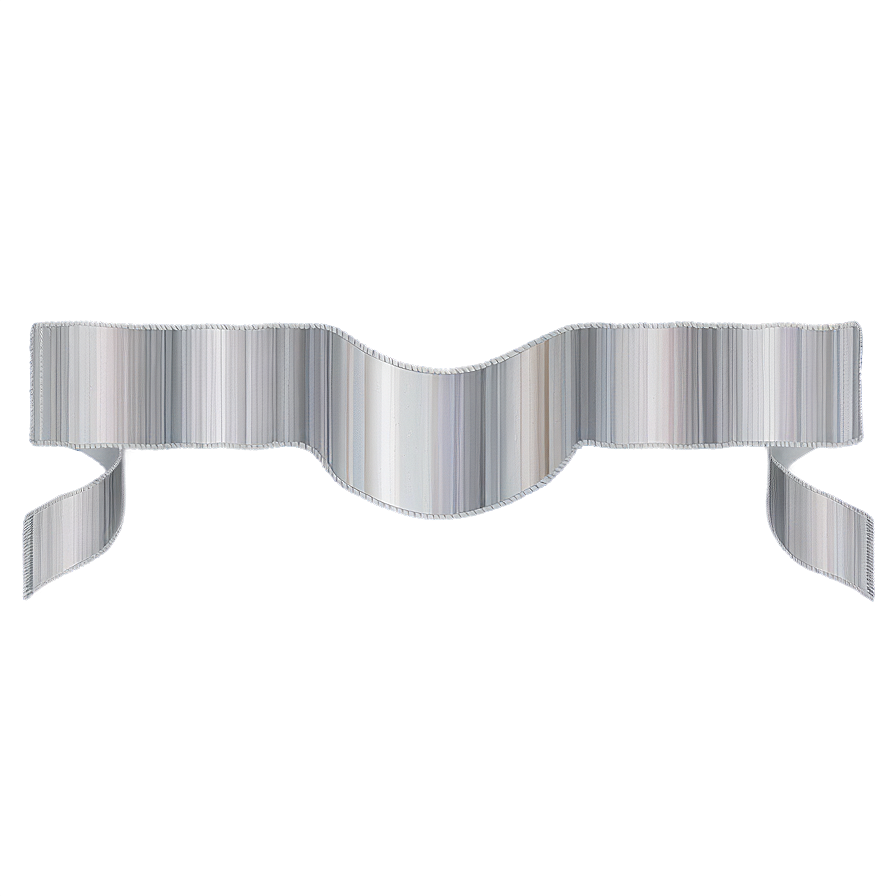 Silver Ribbon Streamer Png 06242024