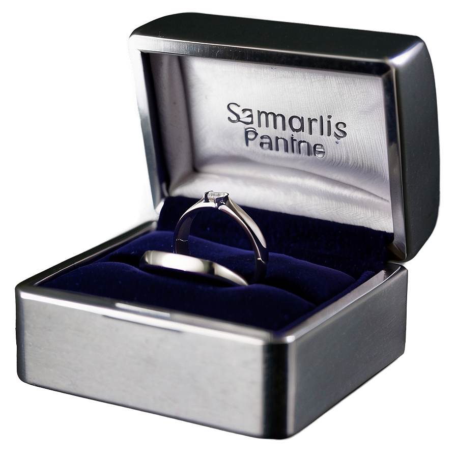 Silver Ring Box Png Jyw