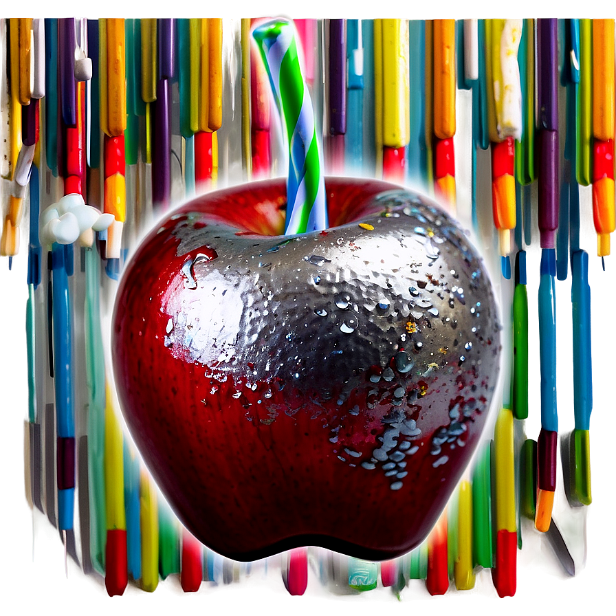 Silver Shimmer Candy Apple Png 06282024