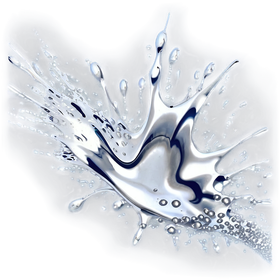 Silver Splash Effect Png Ljj