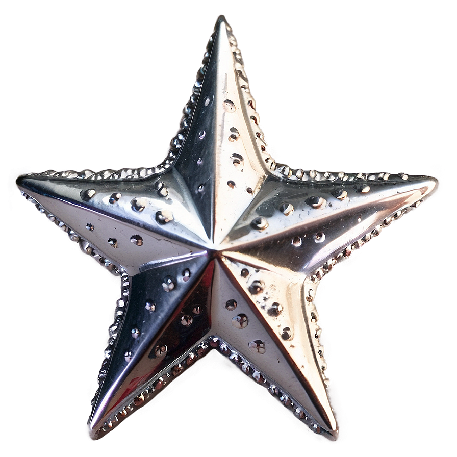 Silver Star Transparent Png 05252024