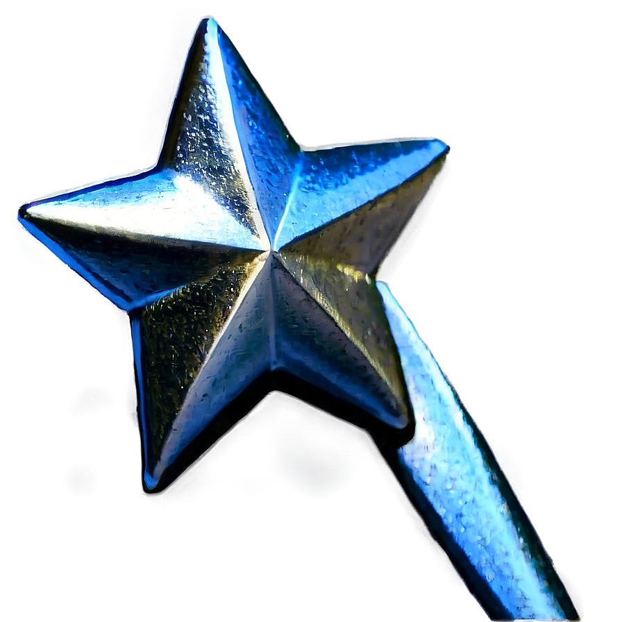 Silver Star Wand Png 88