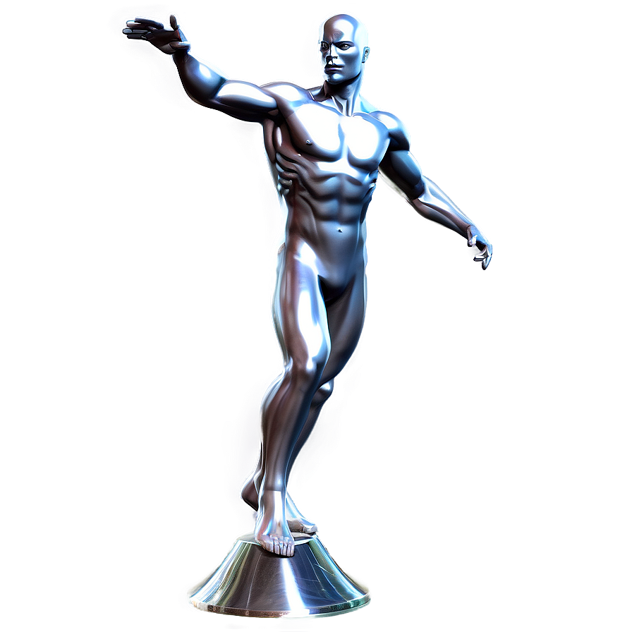 Silver Surfer Action Pose Png Ayw