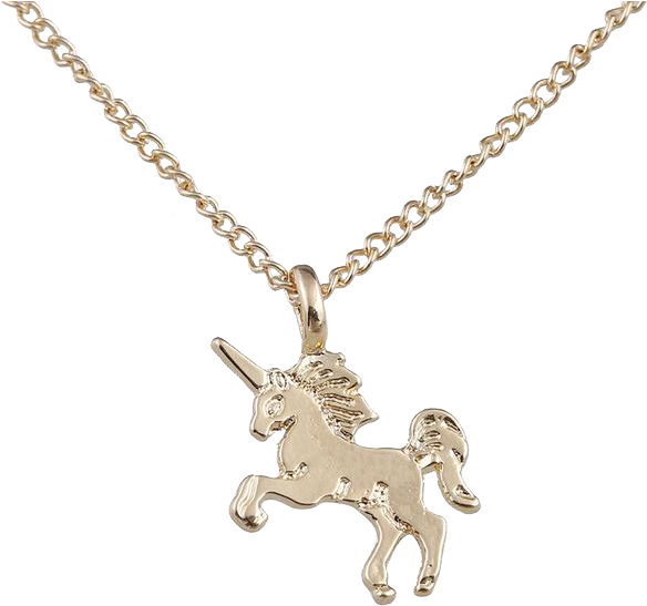 Silver Unicorn Pendant Necklace