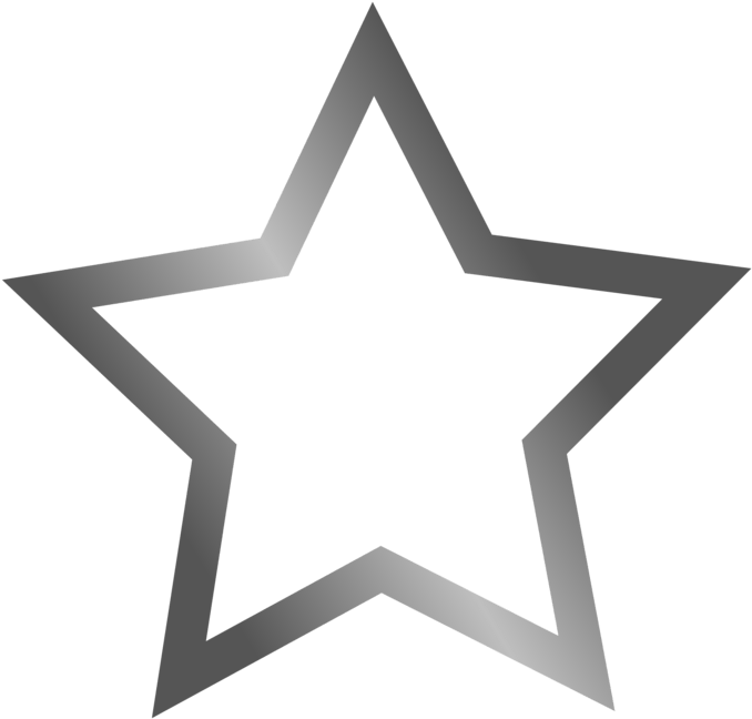 Silver3 D Star Graphic