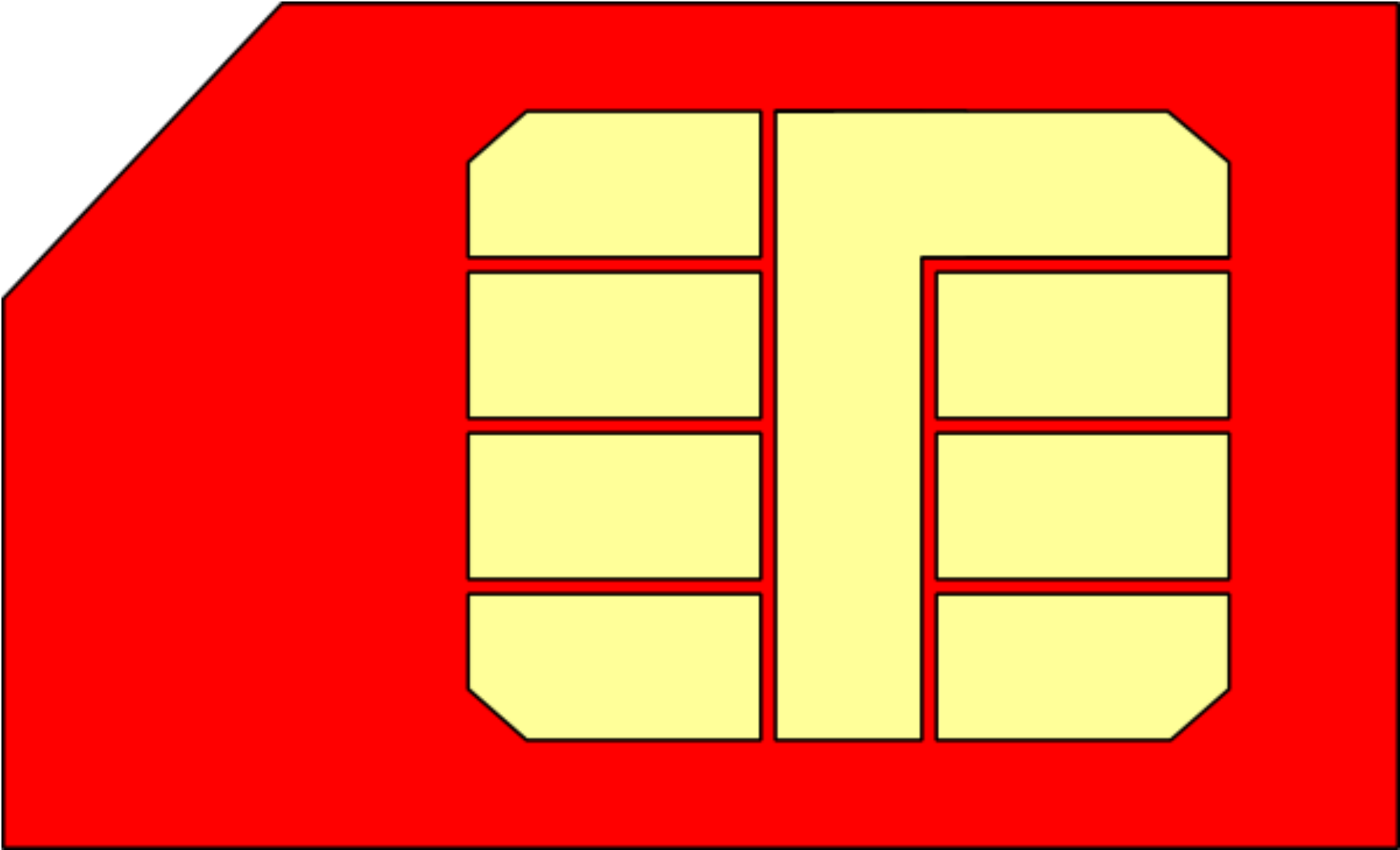 Sim Card Icon Graphic