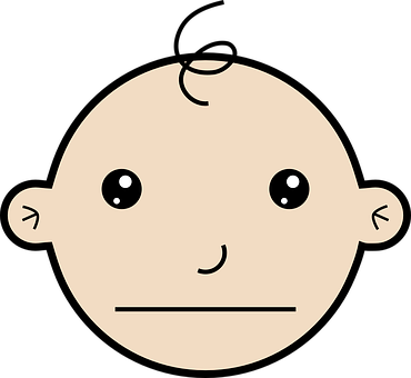 Simple_ Baby_ Face_ Illustration