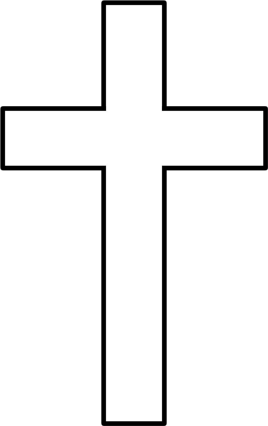 Simple Black Cross Clipart