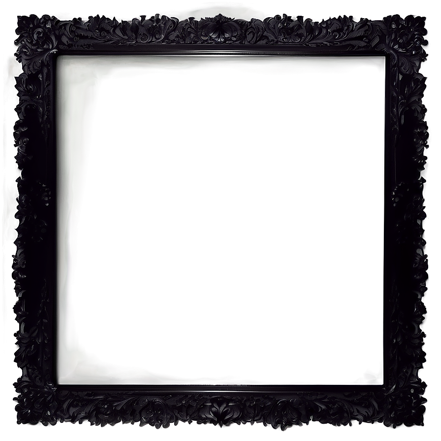 Simple Black Frame Png 05252024