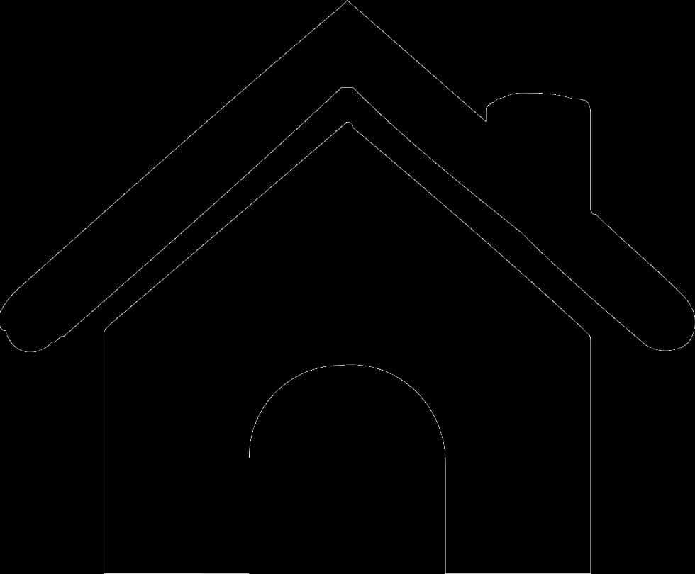 Simple Black Home Icon