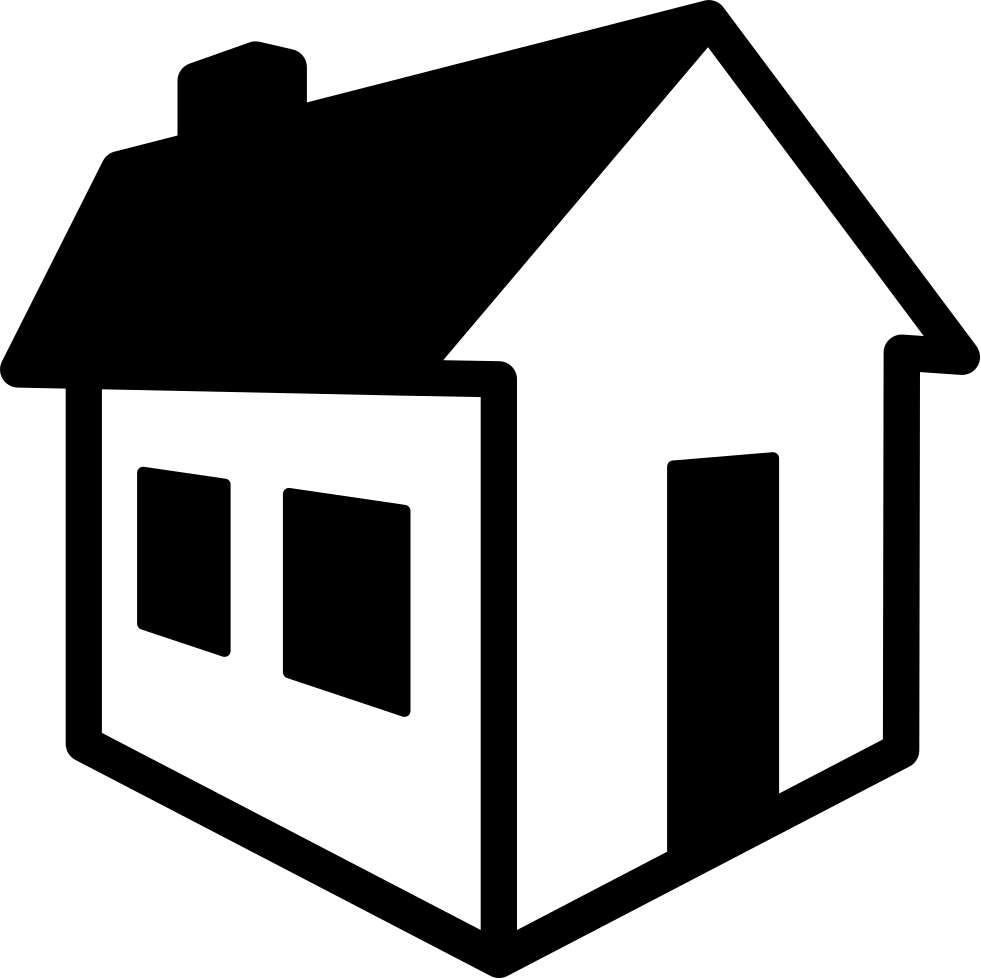 Simple Black House Icon