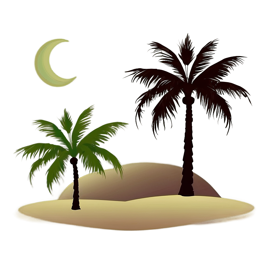 Simple Black Palm Tree Silhouette Png Utr79