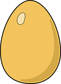 Simple Cartoon Egg