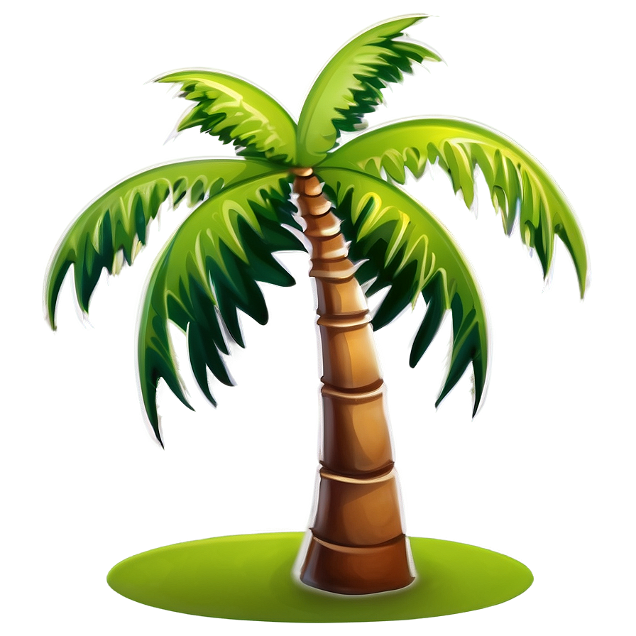 Simple Cartoon Palm Tree Png Gah77