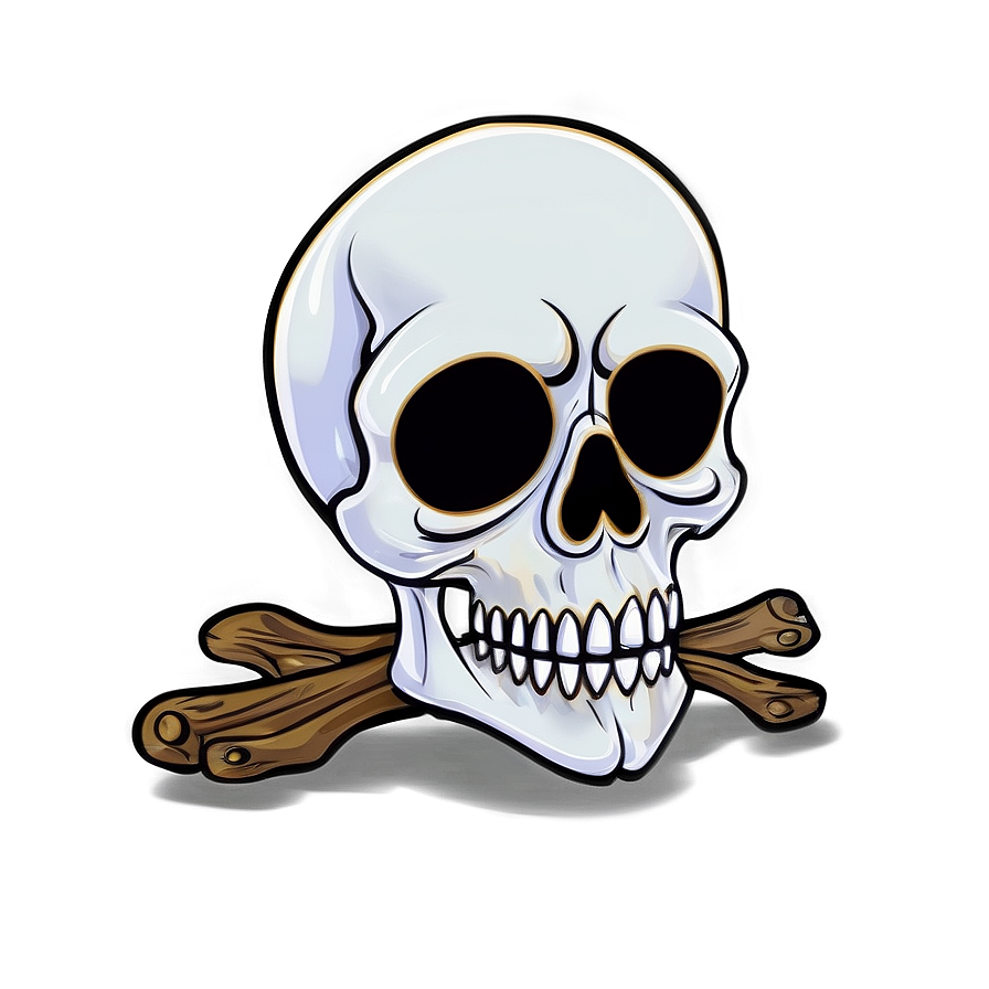 Simple Cartoon Skull Png Alx59