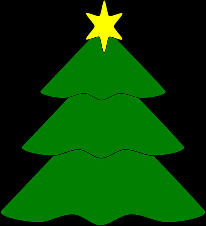 Simple Christmas Tree Vector