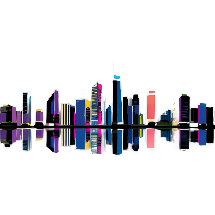 Simple City Skyline Png Xof9