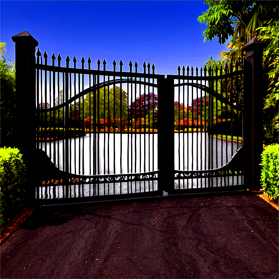 Simple Driveway Gate Png 05242024