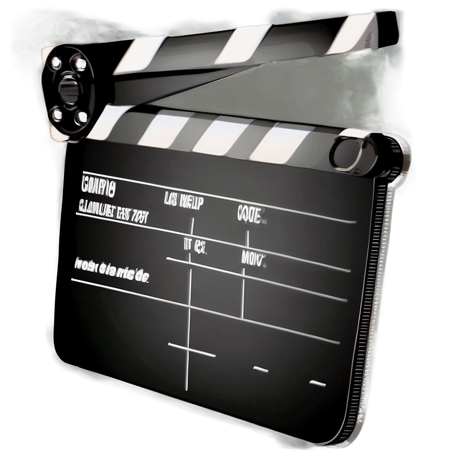 Simple Film Slate Sketch Png 06262024