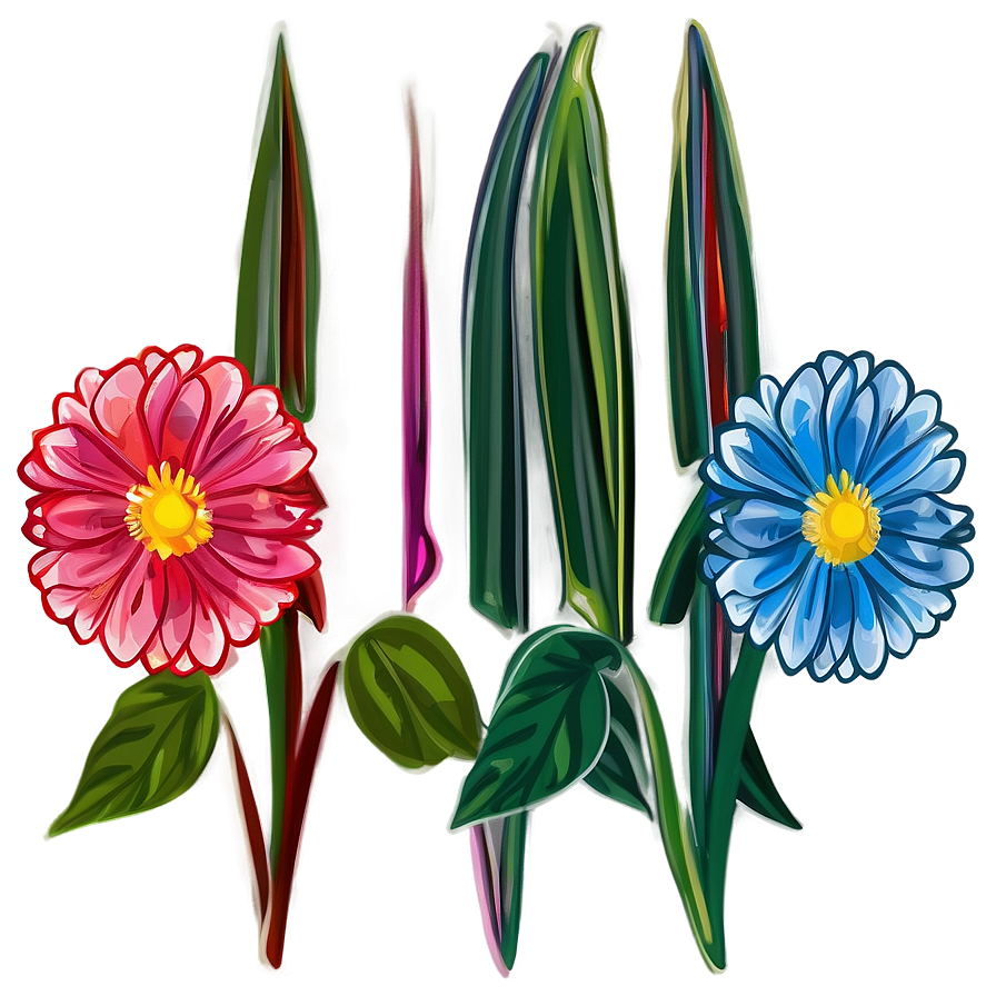 Simple Flower Illustration Png 06232024