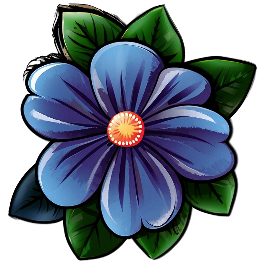 Simple Flower Illustration Png 57