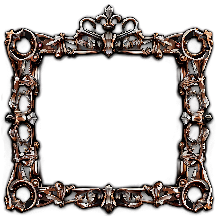 Simple Gothic Frame Png Kim73