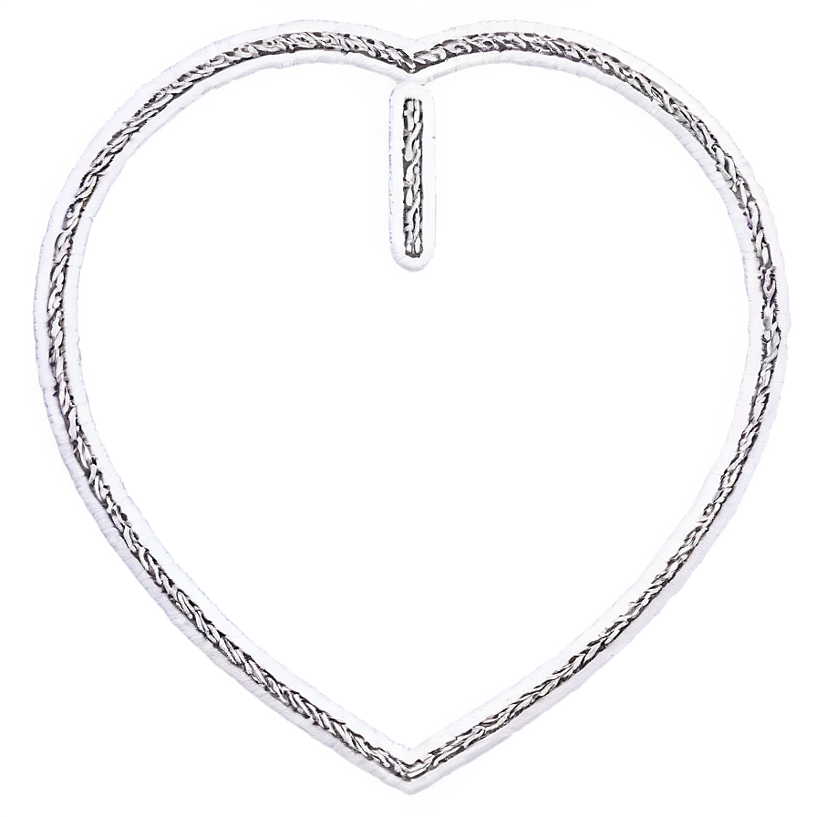 Simple Heart Outline Png 15