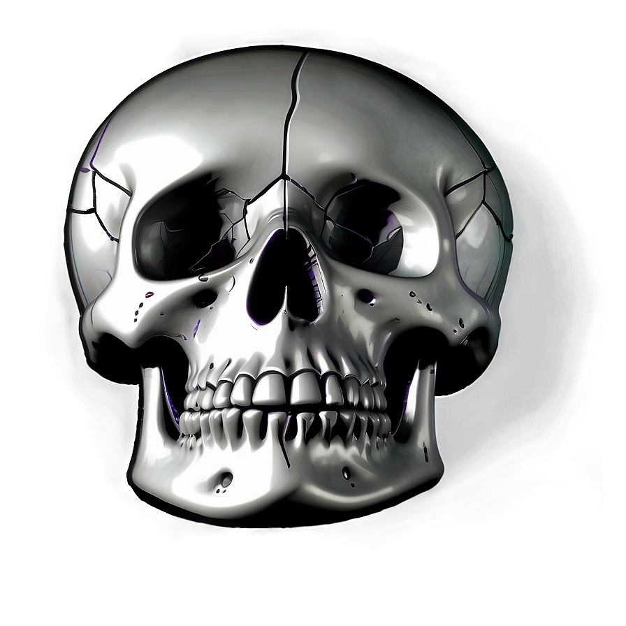 Simple Line Art Skull Png Kge