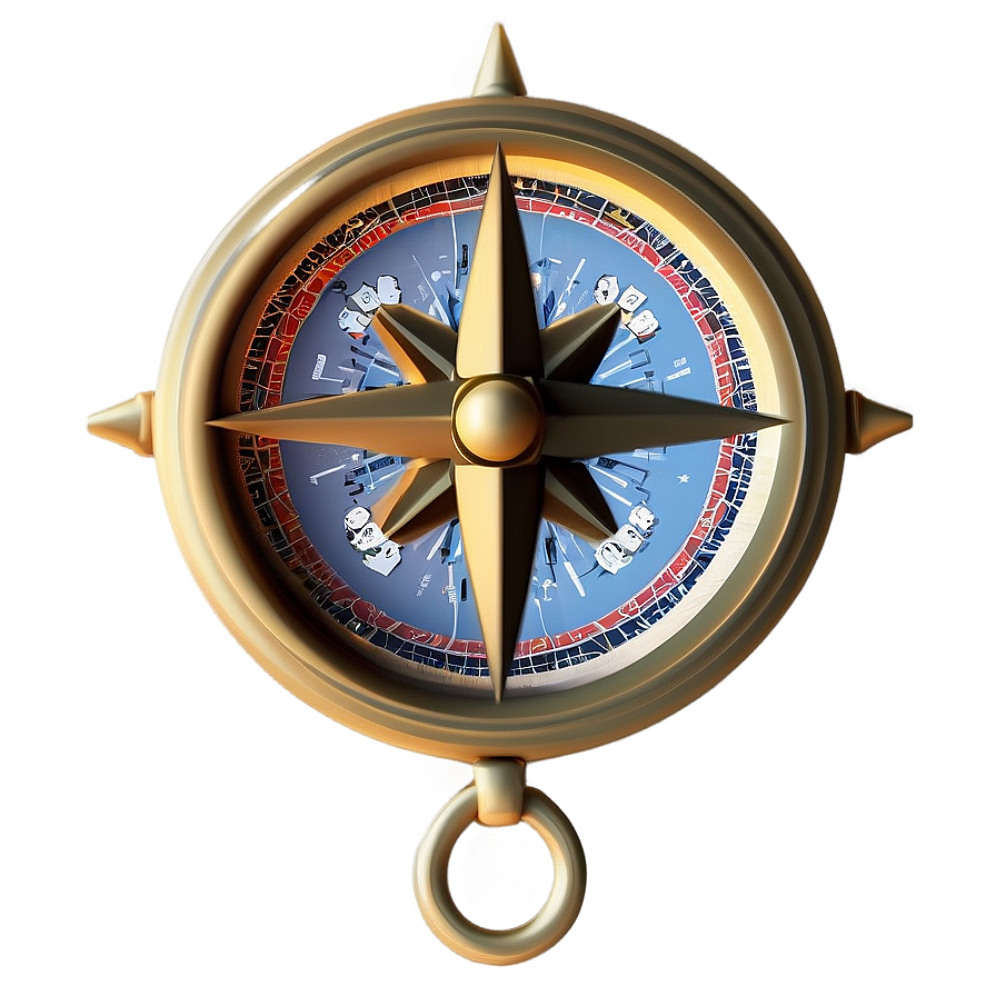 Simple Line Compass Png 32