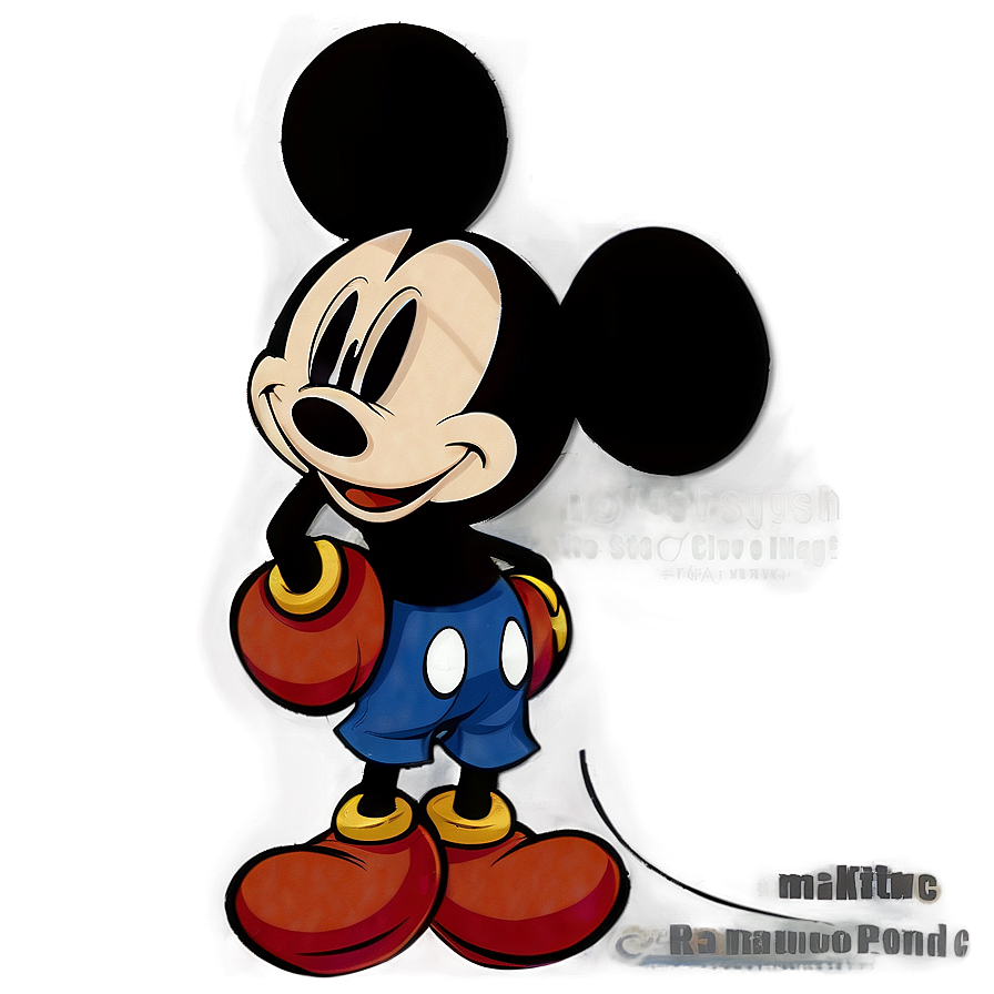 Simple Mickey Mouse Shadow Png Qxb33