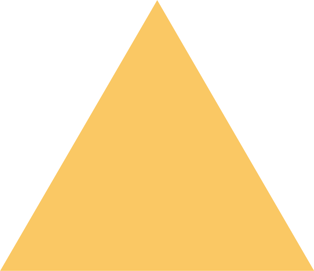 Simple Orange Triangle Graphic