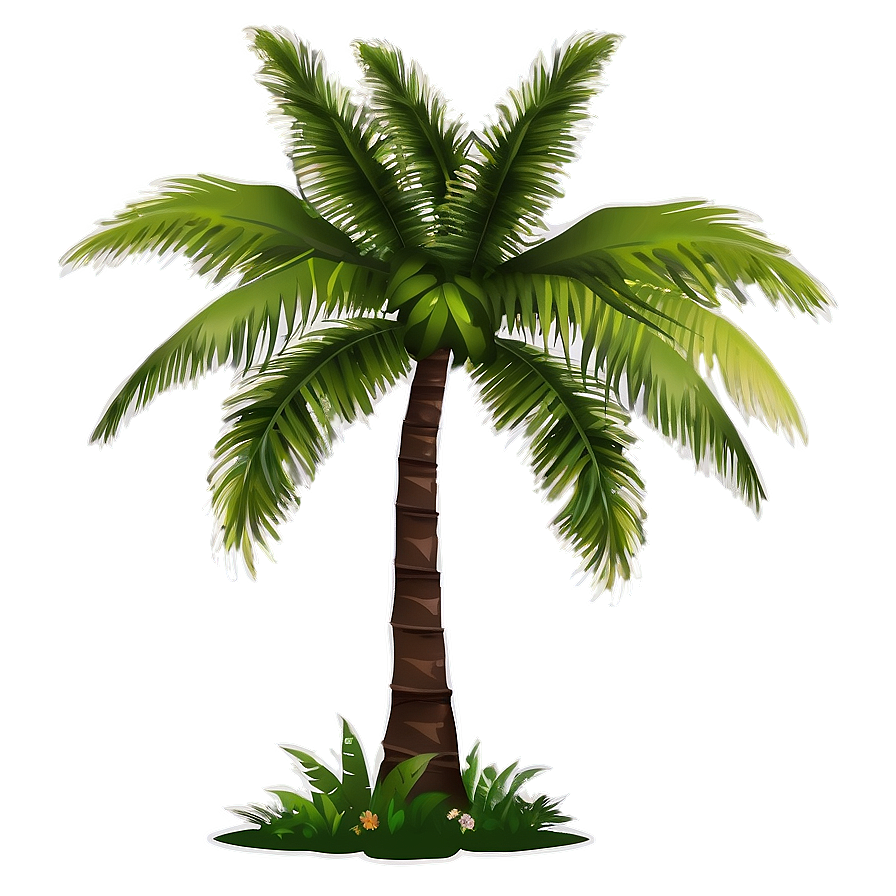 Simple Palm Tree Silhouette Png Boa65